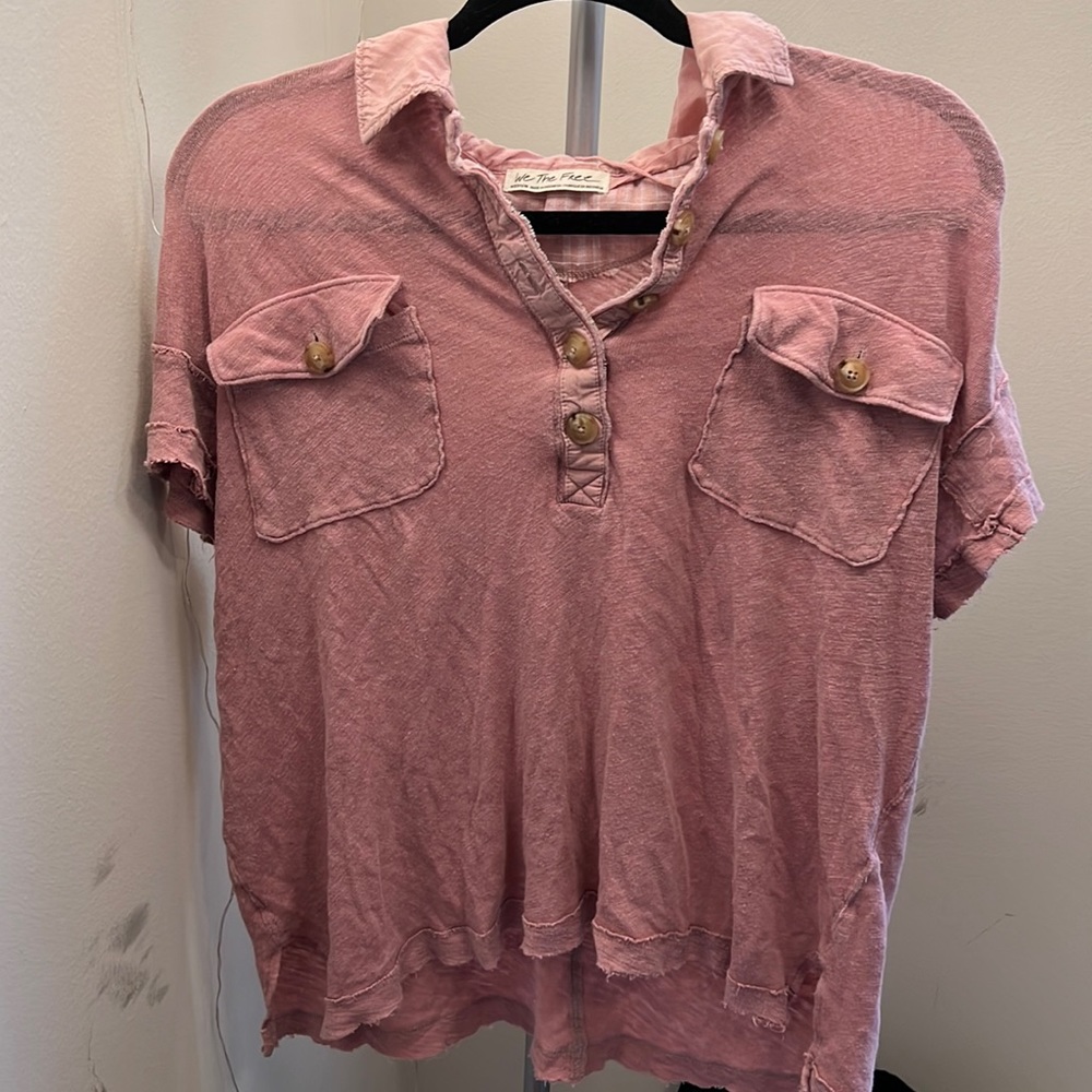 Free People Women’s Graceland Polo Shirt